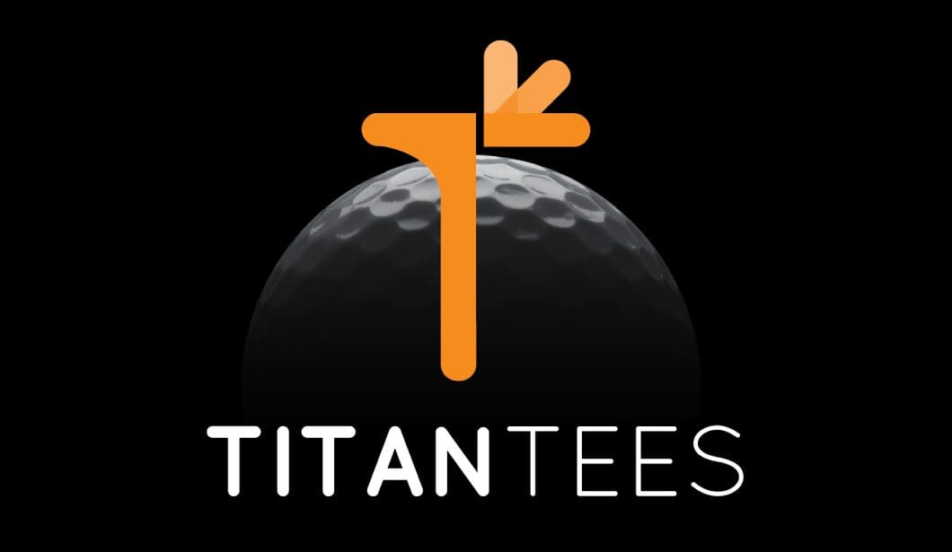A black background with an orange cross and the words " titantees ".