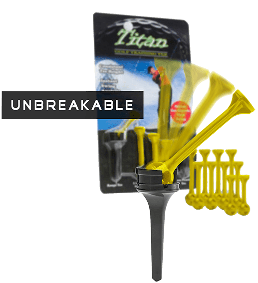 A yellow umbrella with a sign that says " unbreakable ".